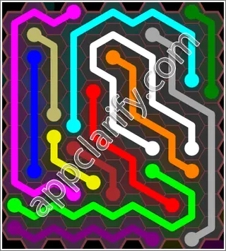 Flow Free: Hexes Jumbo 2 Pack Level 56 Solutions