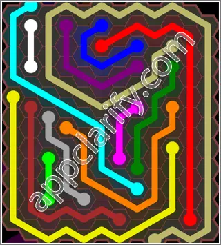 Flow Free: Hexes Jumbo 2 Pack Level 79 Solutions