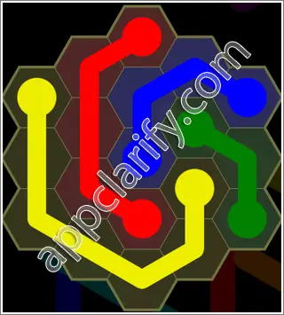 Flow Free: Hexes Kids Pack Level 1 Solutions