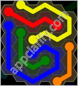 Flow Free: Hexes Kids Pack Level 102 Solutions