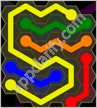 Flow Free: Hexes Kids Pack Level 106 Solutions