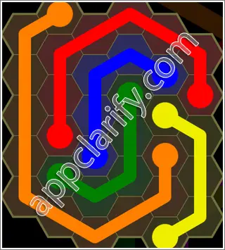 Flow Free: Hexes Kids Pack Level 111 Solutions