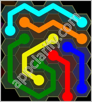 Flow Free: Hexes Kids Pack Level 114 Solutions