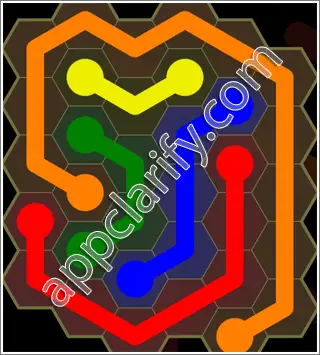 Flow Free: Hexes Kids Pack Level 115 Solutions