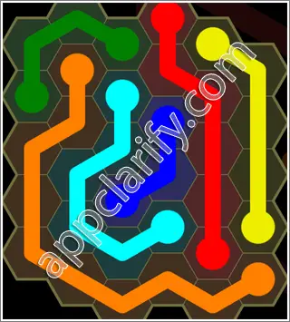 Flow Free: Hexes Kids Pack Level 116 Solutions