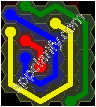 Flow Free: Hexes Kids Pack Level 118 Solutions