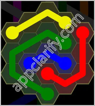 Flow Free: Hexes Kids Pack Level 12 Solutions