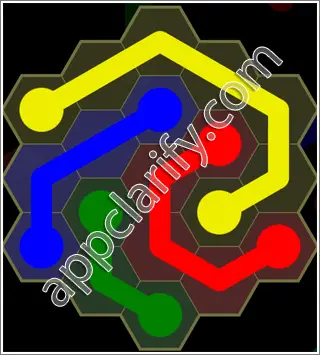 Flow Free: Hexes Kids Pack Level 16 Solutions