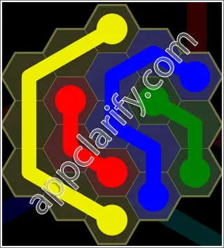 Flow Free: Hexes Kids Pack Level 17 Solutions