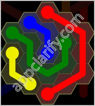Flow Free: Hexes Kids Pack Level 19 Solutions