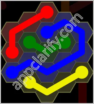 Flow Free: Hexes Kids Pack Level 20 Solutions