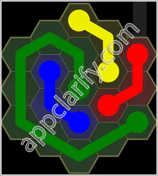 Flow Free: Hexes Kids Pack Level 26 Solutions