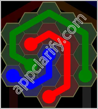 Flow Free: Hexes Kids Pack Level 28 Solutions