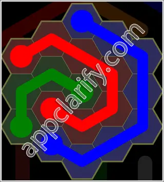 Flow Free: Hexes Kids Pack Level 29 Solutions