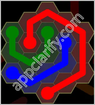 Flow Free: Hexes Kids Pack Level 3 Solutions
