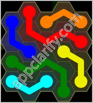 Flow Free: Hexes Kids Pack Level 32 Solutions