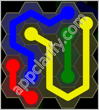 Flow Free: Hexes Kids Pack Level 33 Solutions