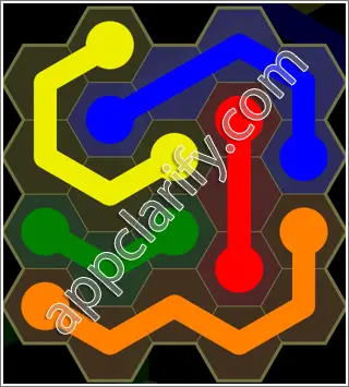 Flow Free: Hexes Kids Pack Level 34 Solutions
