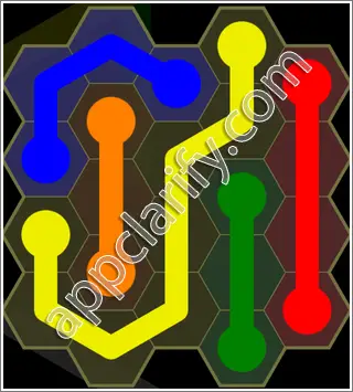 Flow Free: Hexes Kids Pack Level 36 Solutions