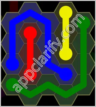 Flow Free: Hexes Kids Pack Level 38 Solutions