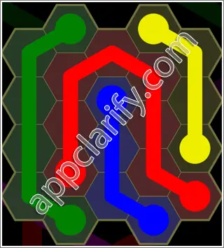 Flow Free: Hexes Kids Pack Level 41 Solutions