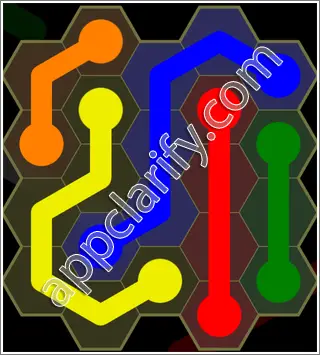 Flow Free: Hexes Kids Pack Level 44 Solutions