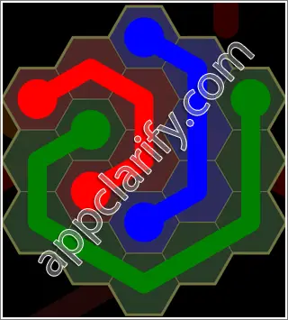 Flow Free: Hexes Kids Pack Level 5 Solutions