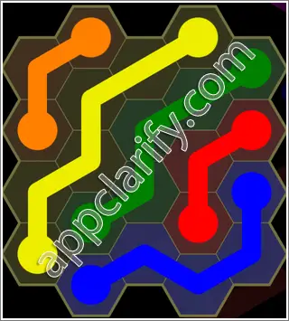 Flow Free: Hexes Kids Pack Level 53 Solutions