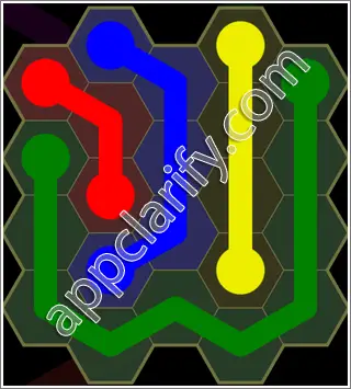 Flow Free: Hexes Kids Pack Level 55 Solutions