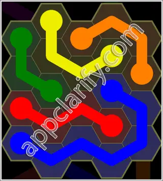 Flow Free: Hexes Kids Pack Level 56 Solutions