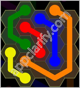 Flow Free: Hexes Kids Pack Level 57 Solutions
