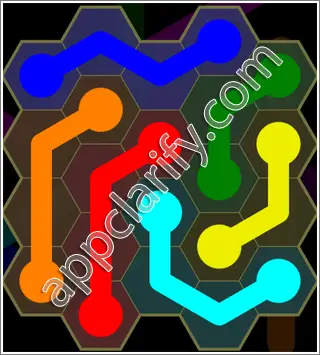 Flow Free: Hexes Kids Pack Level 59 Solutions