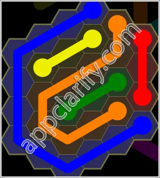 Flow Free: Hexes Kids Pack Level 62 Solutions