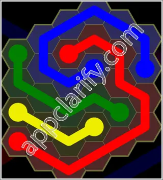 Flow Free: Hexes Kids Pack Level 70 Solutions