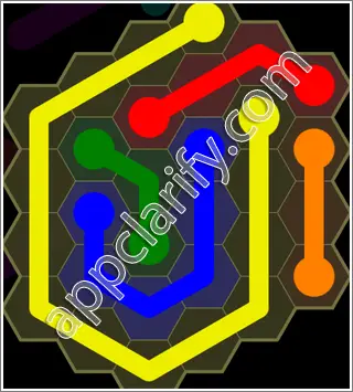 Flow Free: Hexes Kids Pack Level 76 Solutions