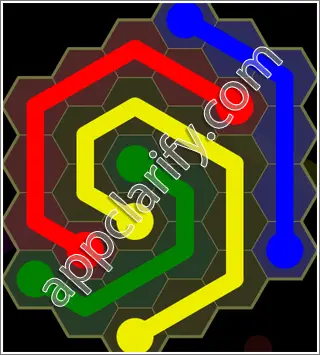Flow Free: Hexes Kids Pack Level 77 Solutions