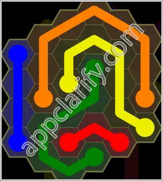 Flow Free: Hexes Kids Pack Level 78 Solutions