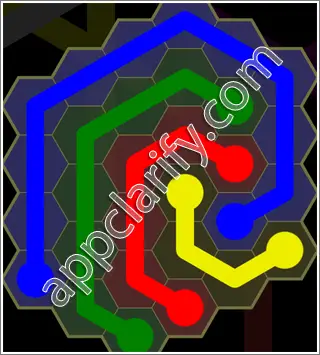 Flow Free: Hexes Kids Pack Level 79 Solutions