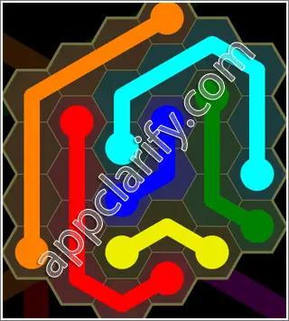 Flow Free: Hexes Kids Pack Level 83 Solutions