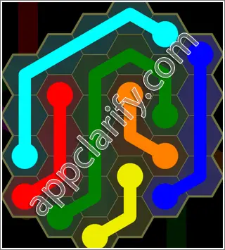Flow Free: Hexes Kids Pack Level 85 Solutions