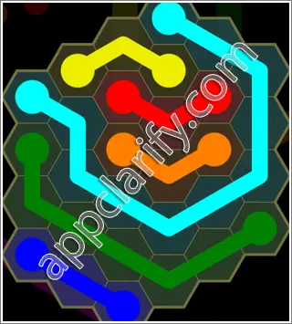 Flow Free: Hexes Kids Pack Level 87 Solutions