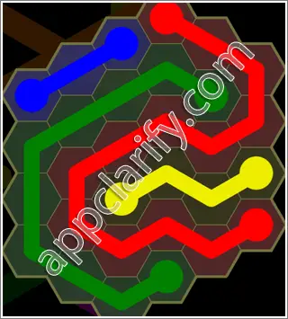 Flow Free: Hexes Kids Pack Level 88 Solutions