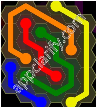 Flow Free: Hexes Kids Pack Level 93 Solutions