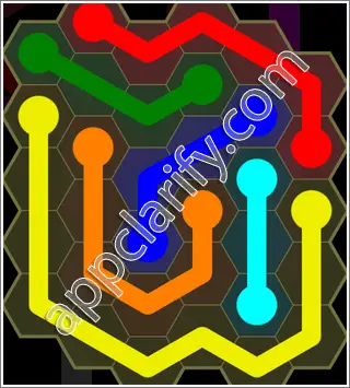 Flow Free: Hexes Kids Pack Level 94 Solutions