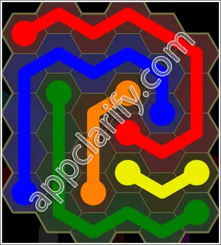 Flow Free: Hexes Kids Pack Level 95 Solutions