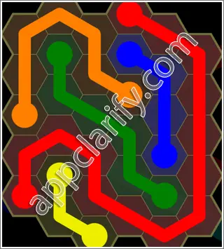 Flow Free: Hexes Kids Pack Level 96 Solutions