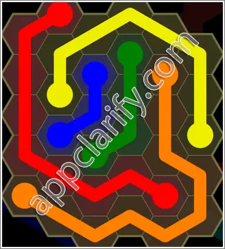 Flow Free: Hexes Kids Pack Level 97 Solutions