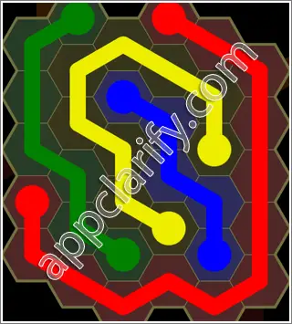 Flow Free: Hexes Kids Pack Level 98 Solutions