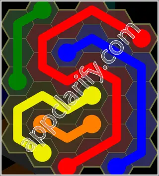 Flow Free: Hexes Kids Pack Level 99 Solutions