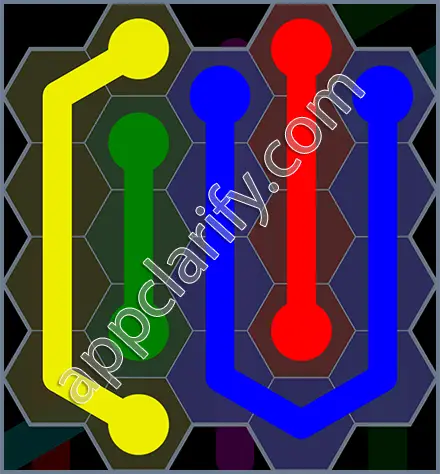 Flow Free: Hexes Rainbow Pack Level 113 Solutions